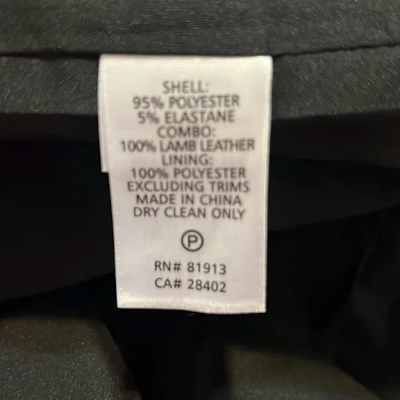 TRACY REESE 100% Lamb Leather Dress - Picture 11 of 14